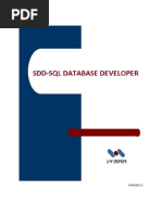 SDD-SQL Database Developer Guide