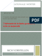 Internationale Wörter: Substantivele În Limba Germană Se Scriu Cu Majusculă