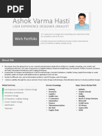 Ashok Varma Hasti: User Experience Designer /analyst