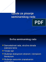 Metodologija Pisanja Seminarskog Rada 1