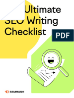 Seo Friendly Content Checklist