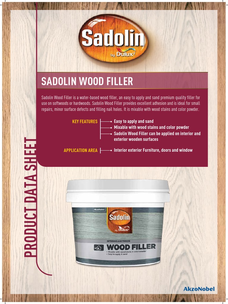 Sadolin Wood Filler | Sadolin – MDSPE