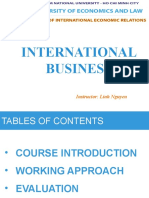International Business: Instructor: Linh Nguyen