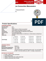 Pressure Gauges: Used For Pressure Measurement of Liquids and Gases