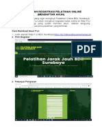 Panduan Registrasi Pelatihan On Line BDK Surabaya