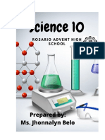 Week 4 Module Science 10