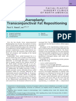 Lower Blepharoplasty: Transconjunctival Fat Repositioning: Facialplastic Surgeryclinics Ofnorthamerica