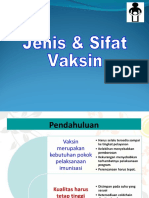 Jenis Sifat Vaksin