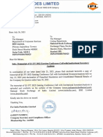 India Pesticides Limited: An ISO 9001:2015, 1 2015,45001 2018 and 10002:2018 CIN No. U24112 UP1984PLC006894