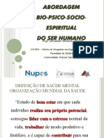 Aula Sobre Abordagem Bio-Psico-Socio-Espiritual em Saúde