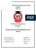 Citizenship and Immigration Law RD - Shashwat Awasthi