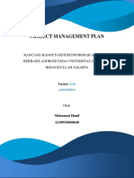 Project Management Plan - Muhamad Hanif - 11190930000048 - 5B