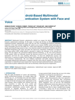 An Efficient Android-Based Multimodal Biometric Authentication System With Face and Voice