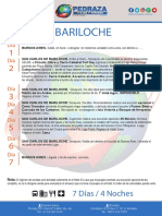 Itinerario Bariloche 7D-4N