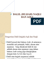 Dalil Naqli Dan Aqli