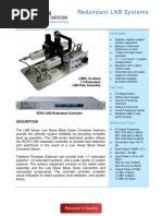 Paradise Datacom 136 LNB Redundant LNB Systems