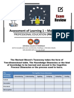 Required Reading No. 7 and 8 - Assessment of Learning 1