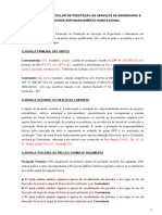 Contrato Projeto e Assessoria