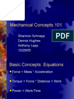 Mechanical Concepts 101