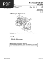 Service Bulletin Trucks: Turbocharger Replacement