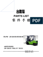 Tailift FD (G) 15 35 ASW Series2 Parts Manual