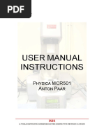 User Manual Instructions: P MCR501 A P