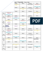 T2Room 3 Timetable