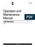 Cat 72H PIPELAYER Operation and Maintanence Manual