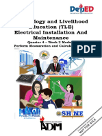 Technology and Livelihood Education (TLE) Electrical Installation and Maintenance