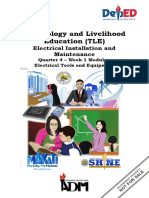 Technology and Livelihood Education (TLE) : Electrical Installation and Maintenance