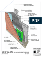 Base of Wall Detail: DETAIL 01.030.0302 REV. 09/25/09 Flex. Flashing, Drip Edge, Term. Bar, MDCD