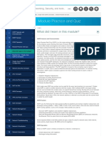 Enterprise Networking, Security, and Automation - Module Practice and Quiz