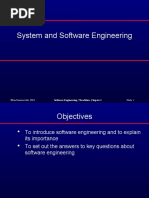 System and Software Engineering