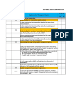 ISO 9001-2015 Checklist