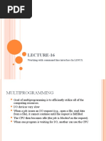 Lecture-16: Working With Command Line Interface in LINUX