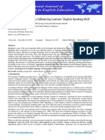 Archive of SID: An Analysis of Factors Influencing Learners' English Speaking Skill