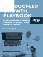 Product-Led Growth Playbook: Implementing An Effective PLG Strategy For Faster, More Cost Effective Growth