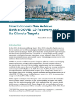 Indonesia Achieve Covid 19 Recovery Climate Targets