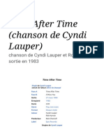 Time After Time (chanson de Cyndi Lauper) — Wikipédia