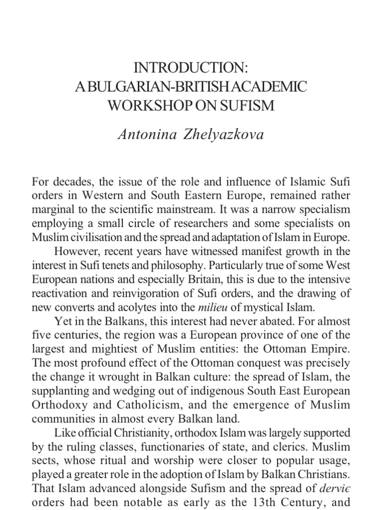Sufismengl Sufism Essentialism