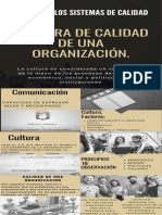 Cultura de Calidad de Una Organización.