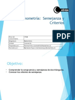 Geometría Semejanza y Criterios