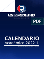 Calendario Academico 2022 1
