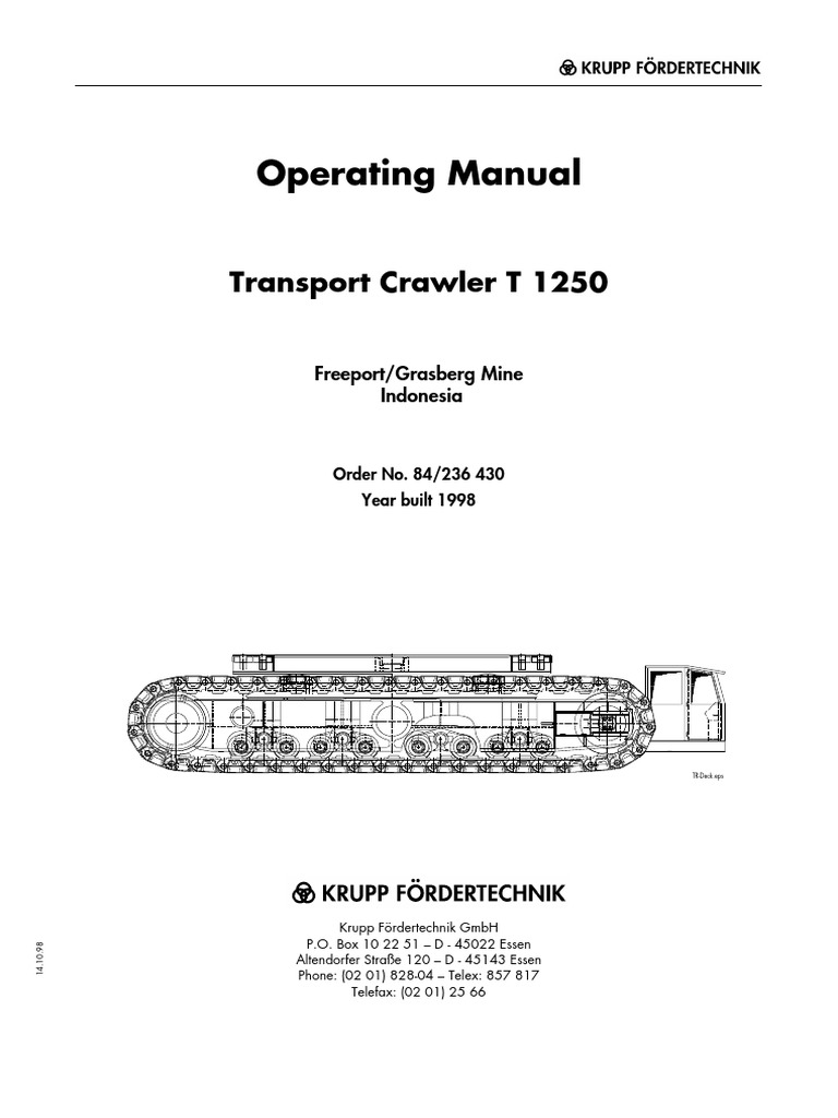 Crawler Manual 1 | PDF | Pump | Programmable Logic Controller