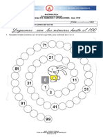 1°Básico MATEMÁTICA Unidad ° 4 Guía n°32  -33  Números y operaciones hasta el 100