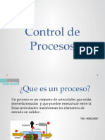 Presentacion de desvios - Control de procesos