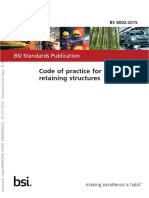 Bs 8002 2015code of Practice for Retaining Structures