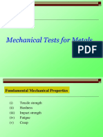 Mechanical Tests For Metals