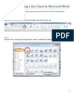 Create Bar Charts in Word