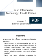 Ethics in Information Technology, Fourth Edition: Software Development